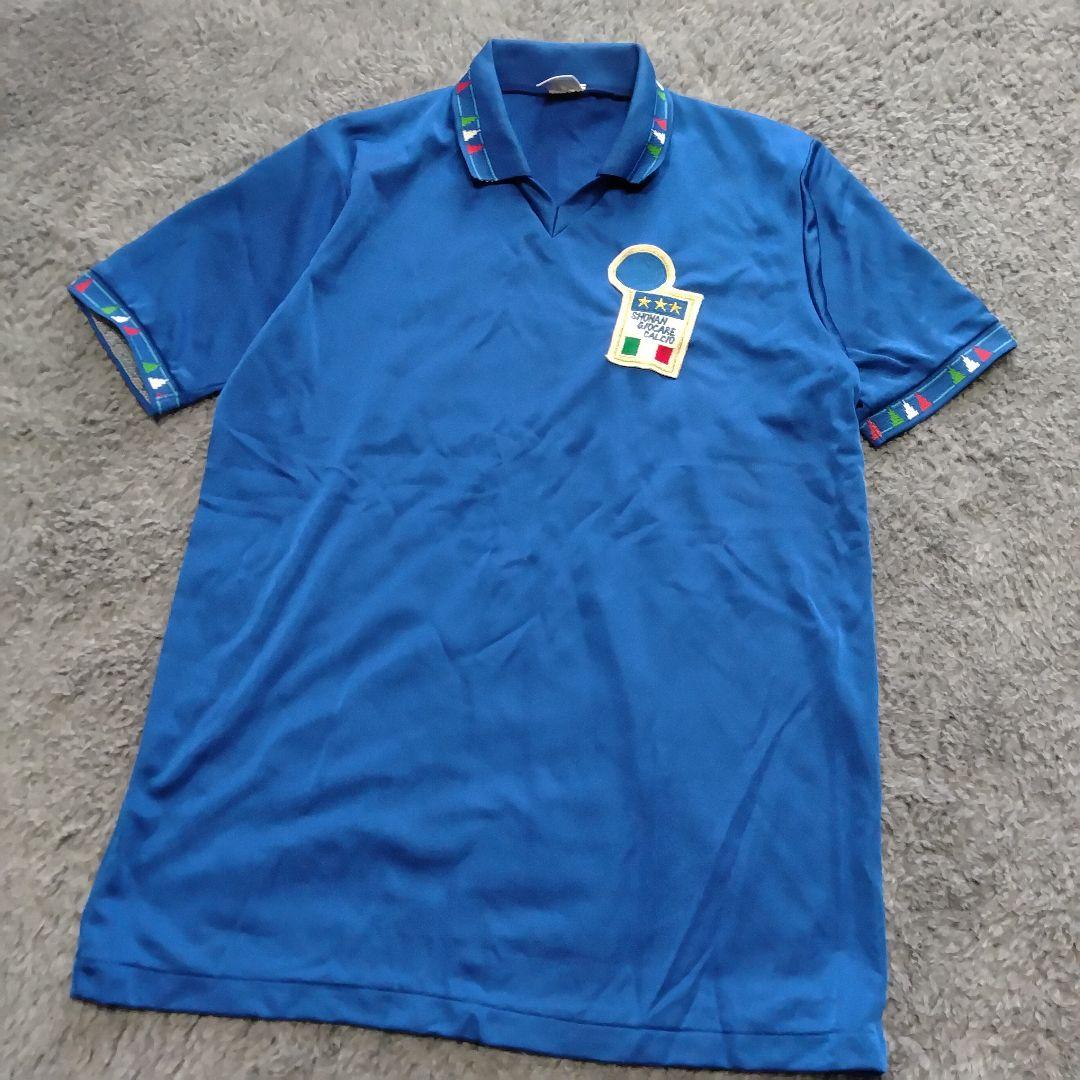 DIADORA 　94年WC 6番　イタリア代表　アズーリ　レプリカユニフォーム