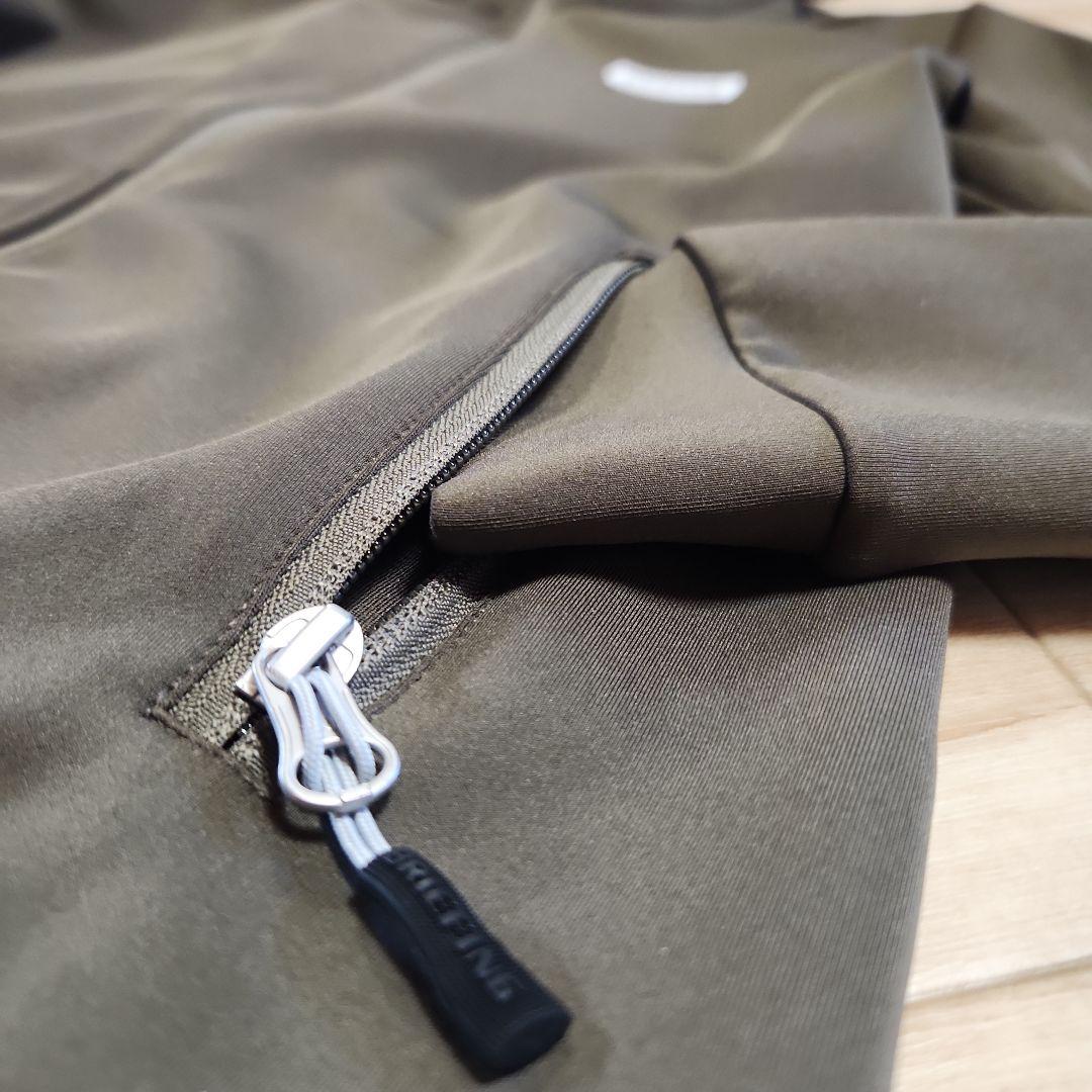 美品✦BRIEFING✦3D LOGO PARKA✦ オリーブ ✦ M