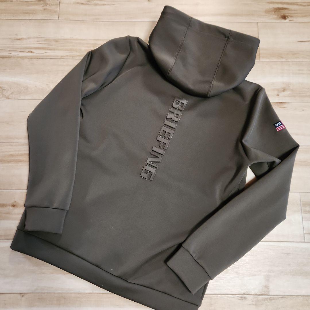 美品✦BRIEFING✦3D LOGO PARKA✦ オリーブ ✦ M