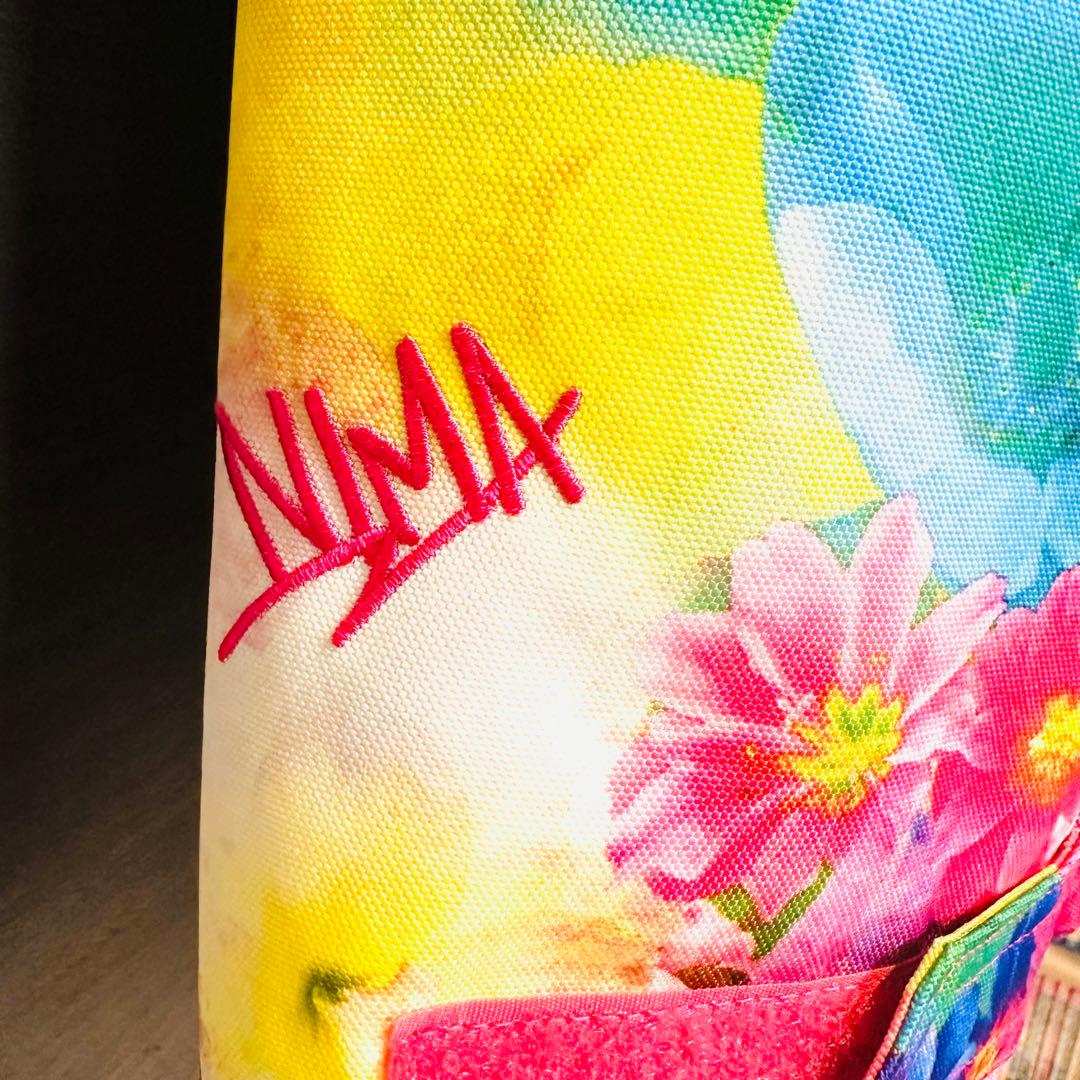 nima ウェアカラフル花柄 フード付き スノーボードウェア