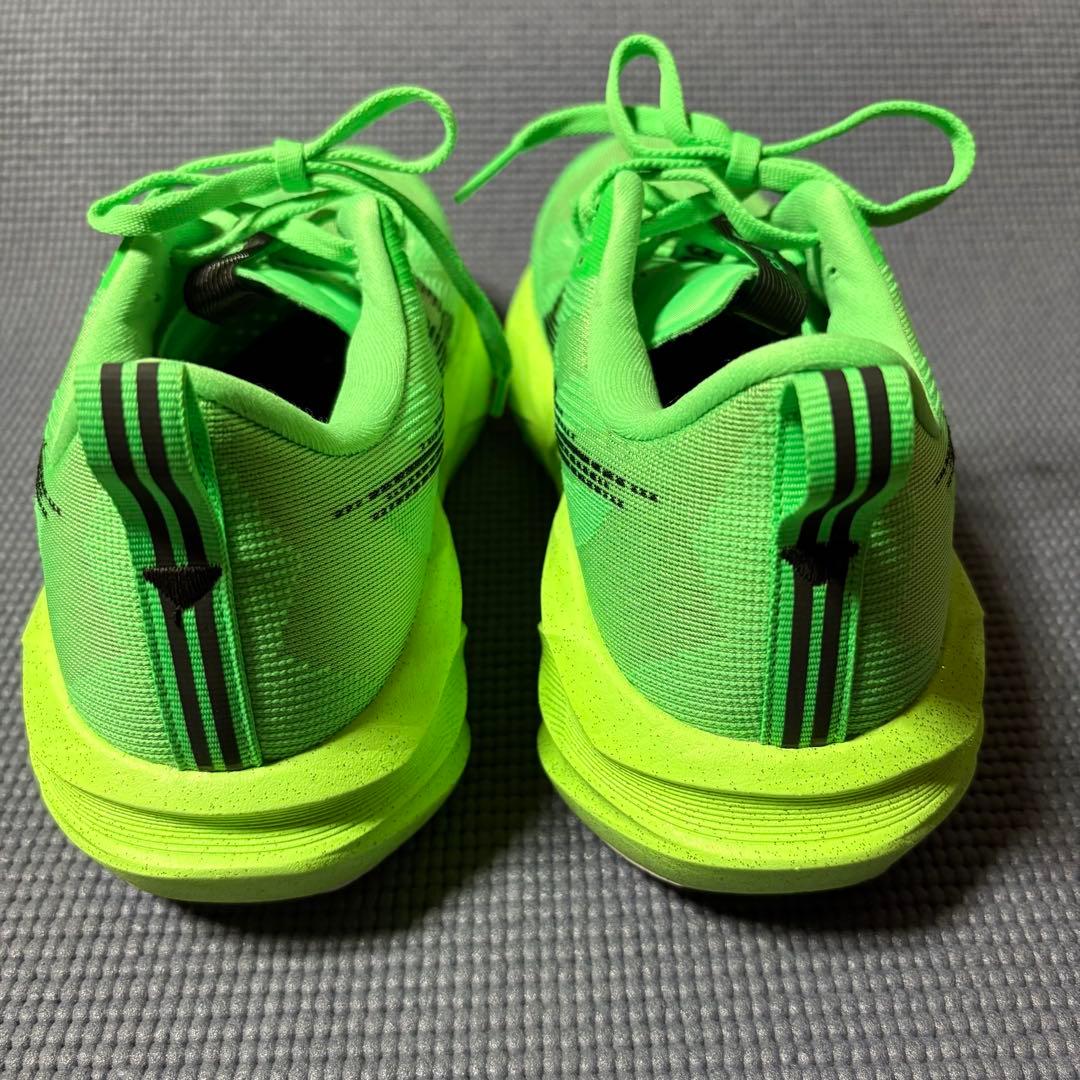 【asics NOVABLAST5】レディース 24.5cm 緑/黒