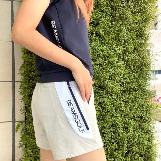 ★美品★BEAMSGOLF　サイドロゴショートパンツ　サイズ　L