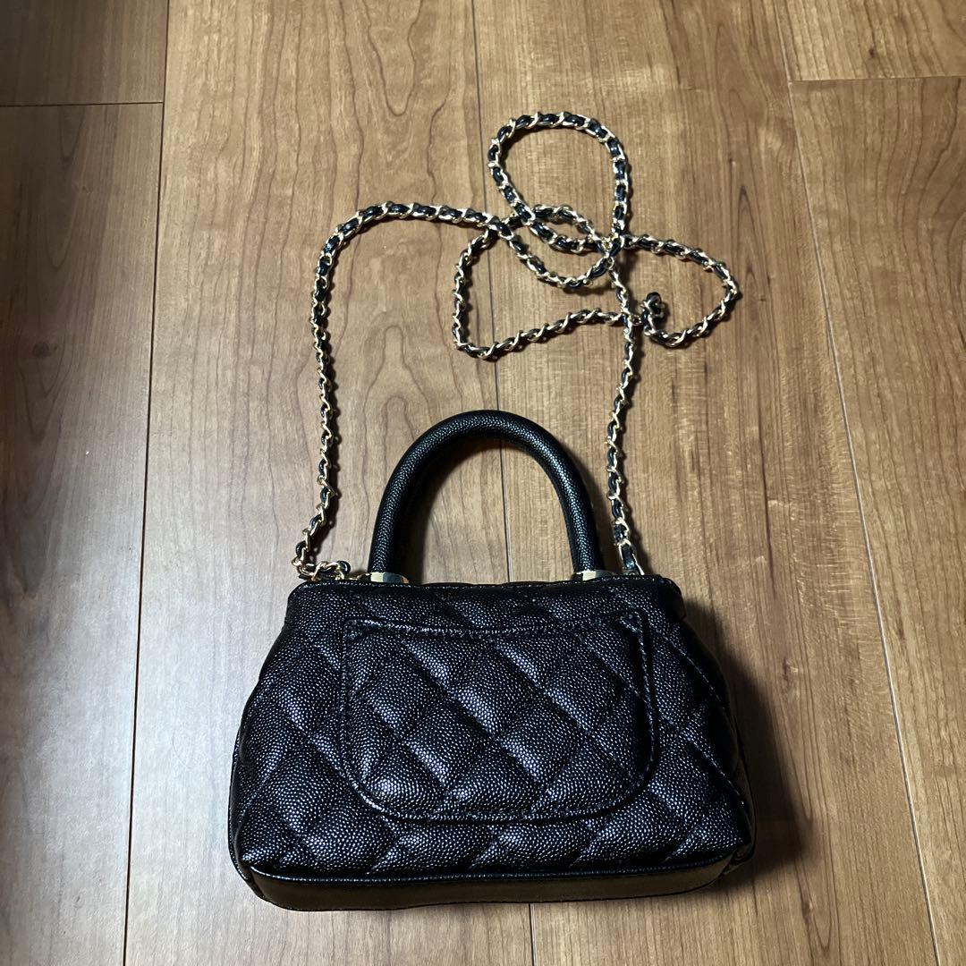 CHANEL キルティングハンドルショルダーバッグ VIP