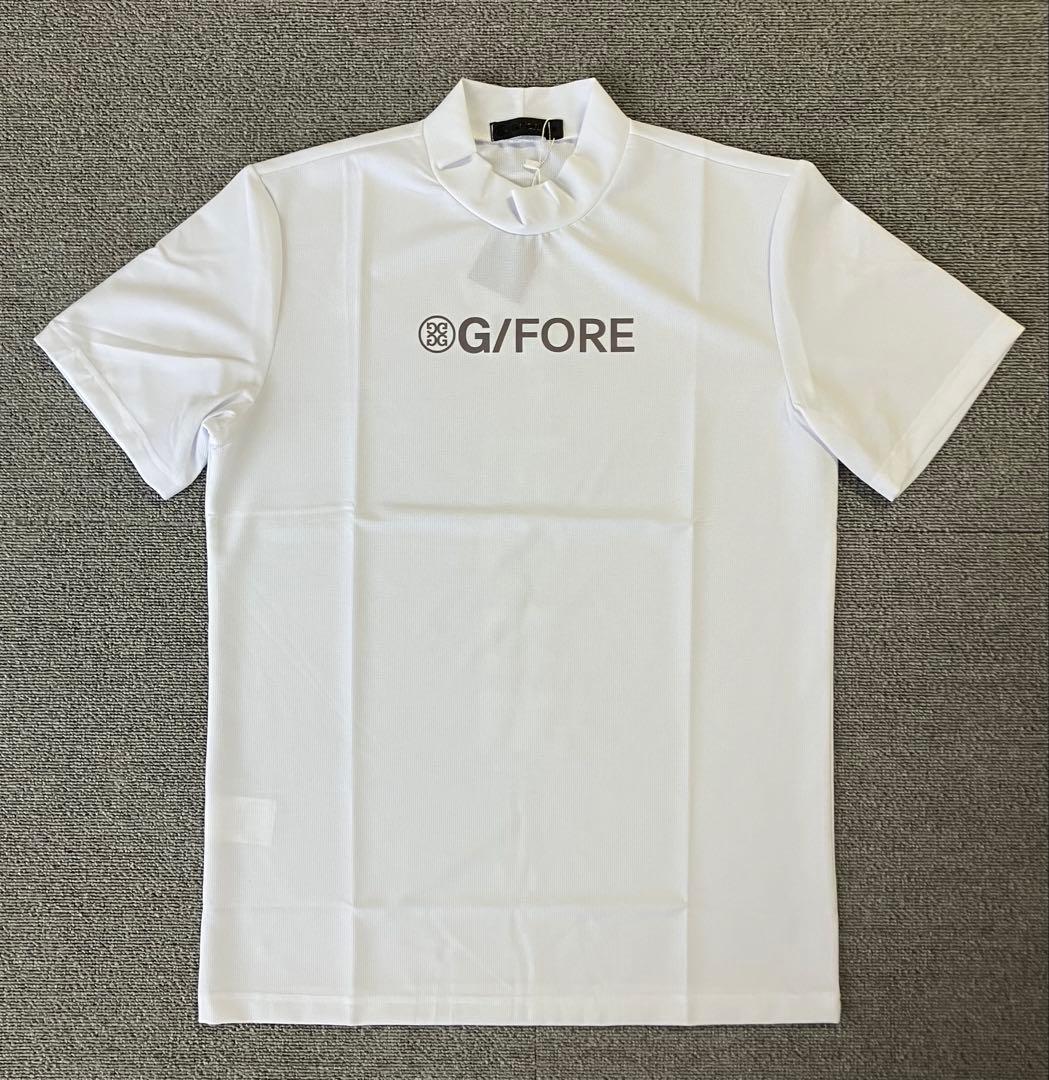 G/FORE ジーフォア Lサイズ モックネックT-シャツ ホワイト