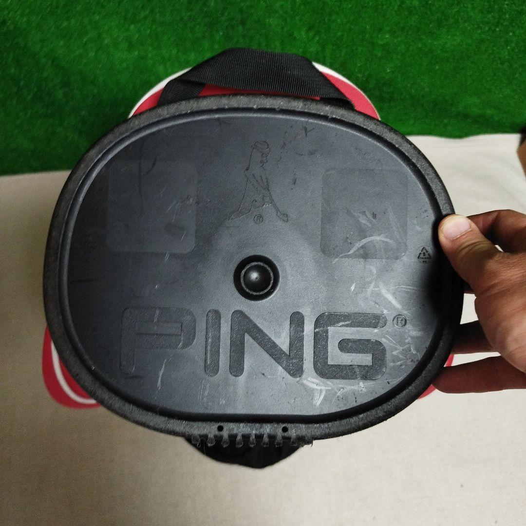 PING VOYAGE スタンドキャディバッグ 赤