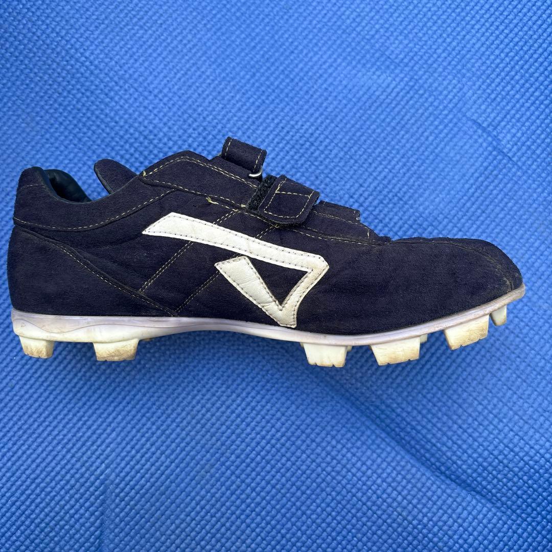 テッペン　野球　スパイク　ヌバック　26.0 美品　ネイビー