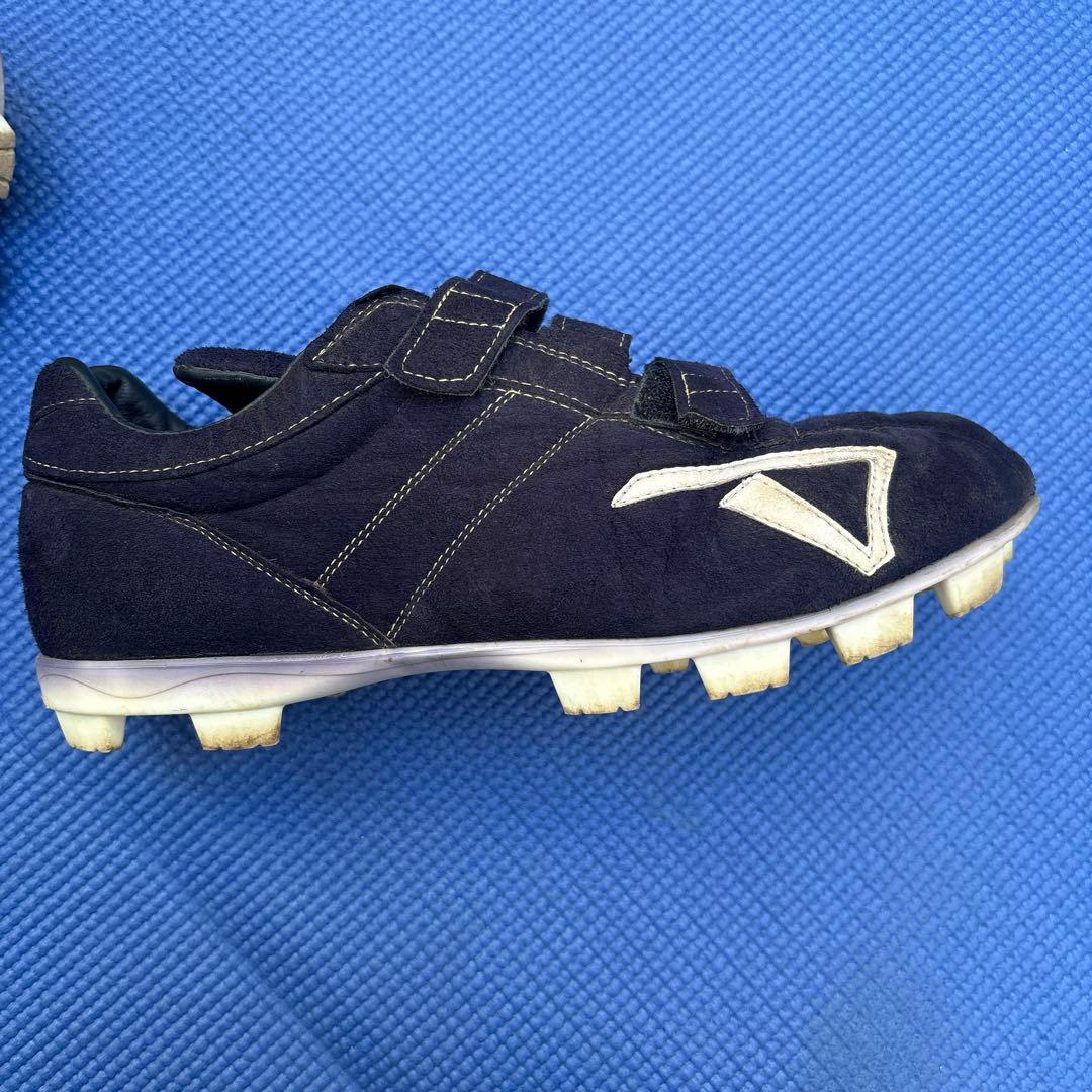 テッペン　野球　スパイク　ヌバック　26.0 美品　ネイビー