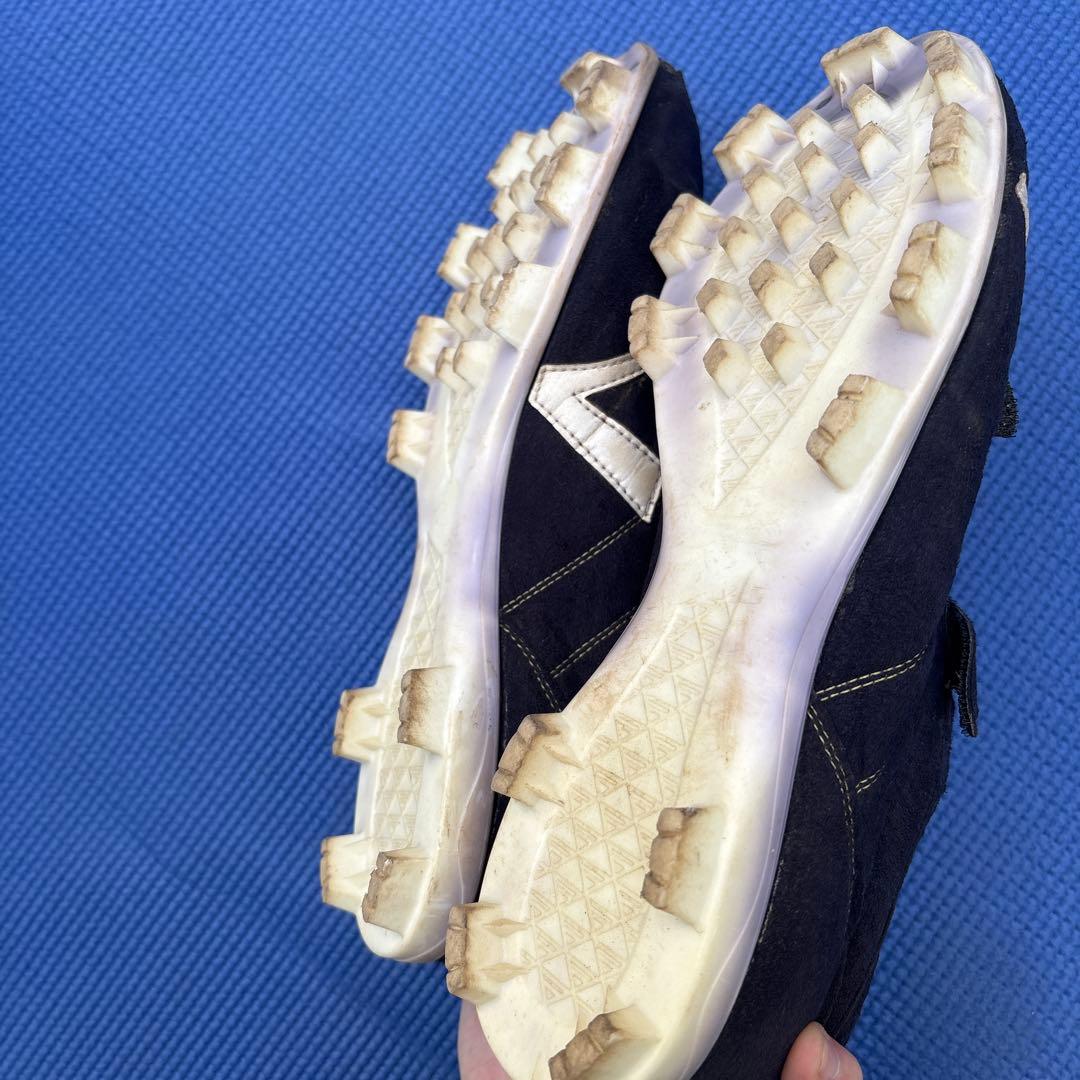 テッペン　野球　スパイク　ヌバック　26.0 美品　ネイビー