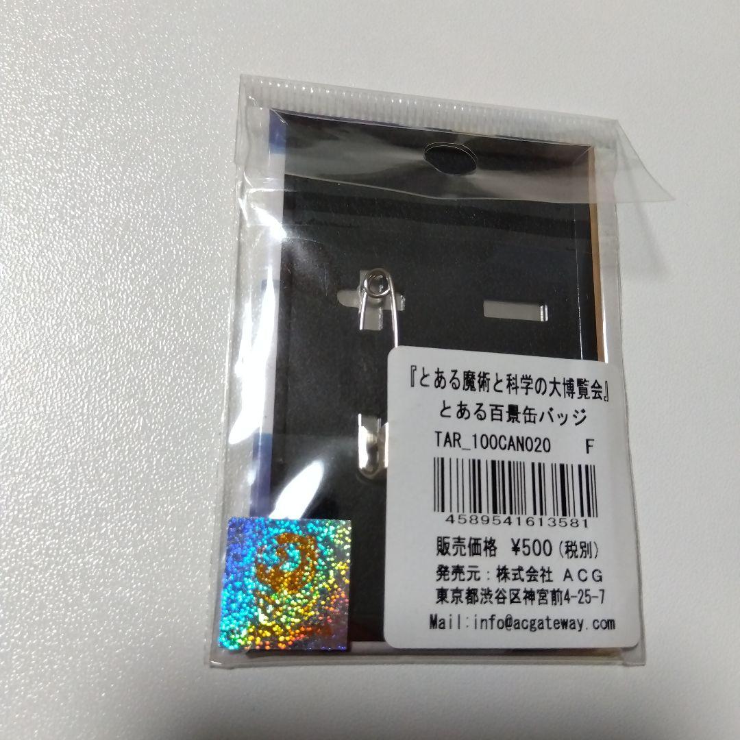【とある魔術の禁書目録】インデックス 大博覧会 とある百景 缶バッジ ①