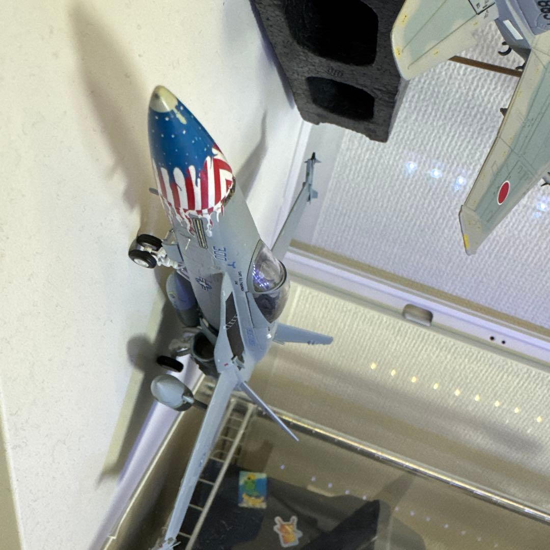 F-15JとF/A-18C 完成品モデル