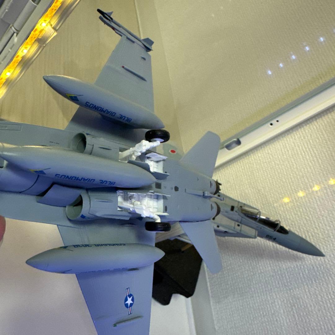F-15JとF/A-18C 完成品モデル
