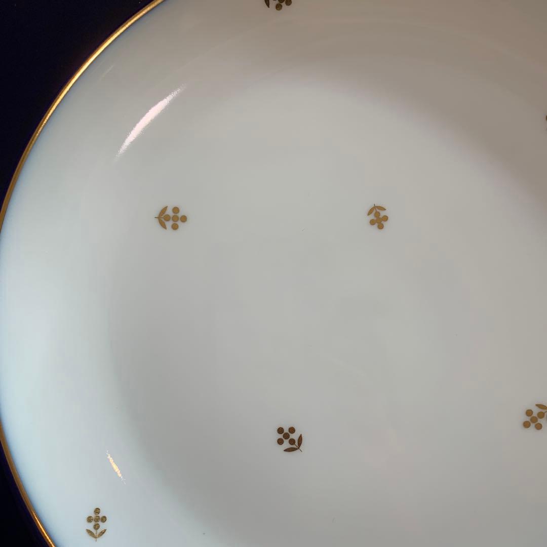 セーブル(Sevres) ペイル 24K金彩装飾　深さのある中皿