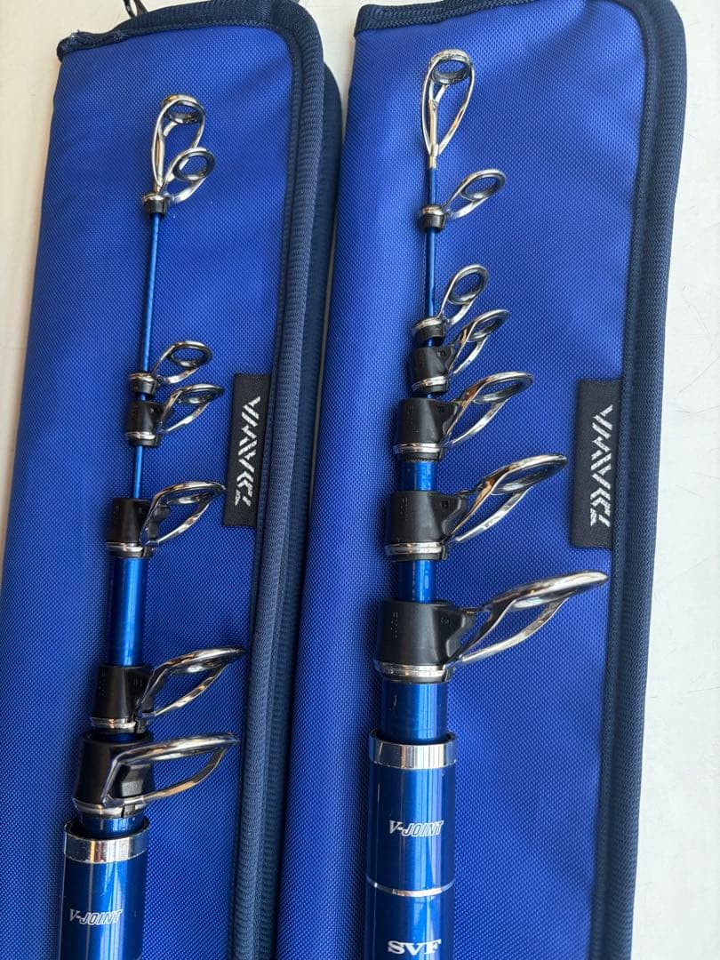 ミクダイワ Sky Surf 25-425 Kガイド振出投げ竿 ２本セット