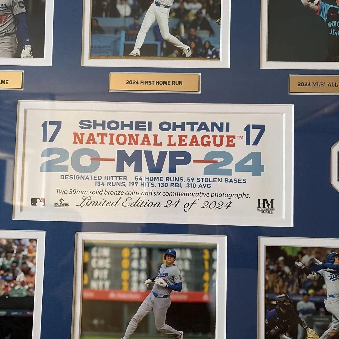 世界2024個限定 大谷翔平 2024 NL MVP受賞記念DXフォトミント
