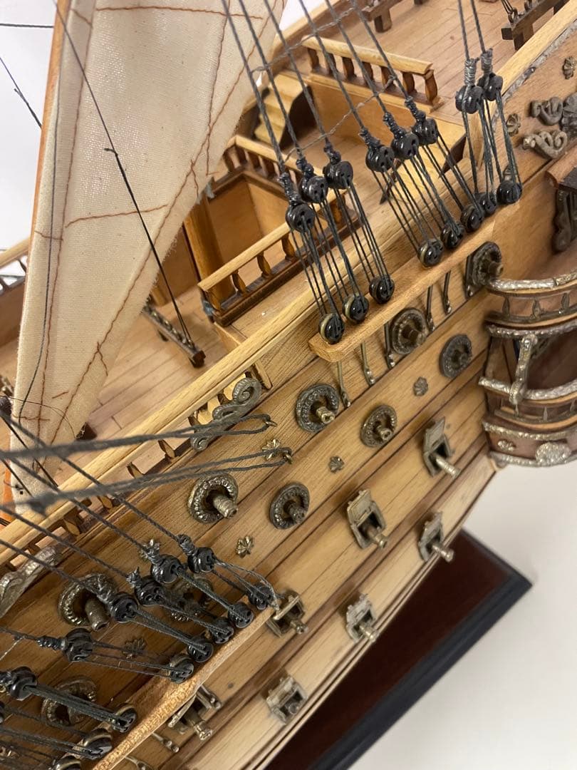 大航海時代の大型木製帆船模型　サンフェリペ号