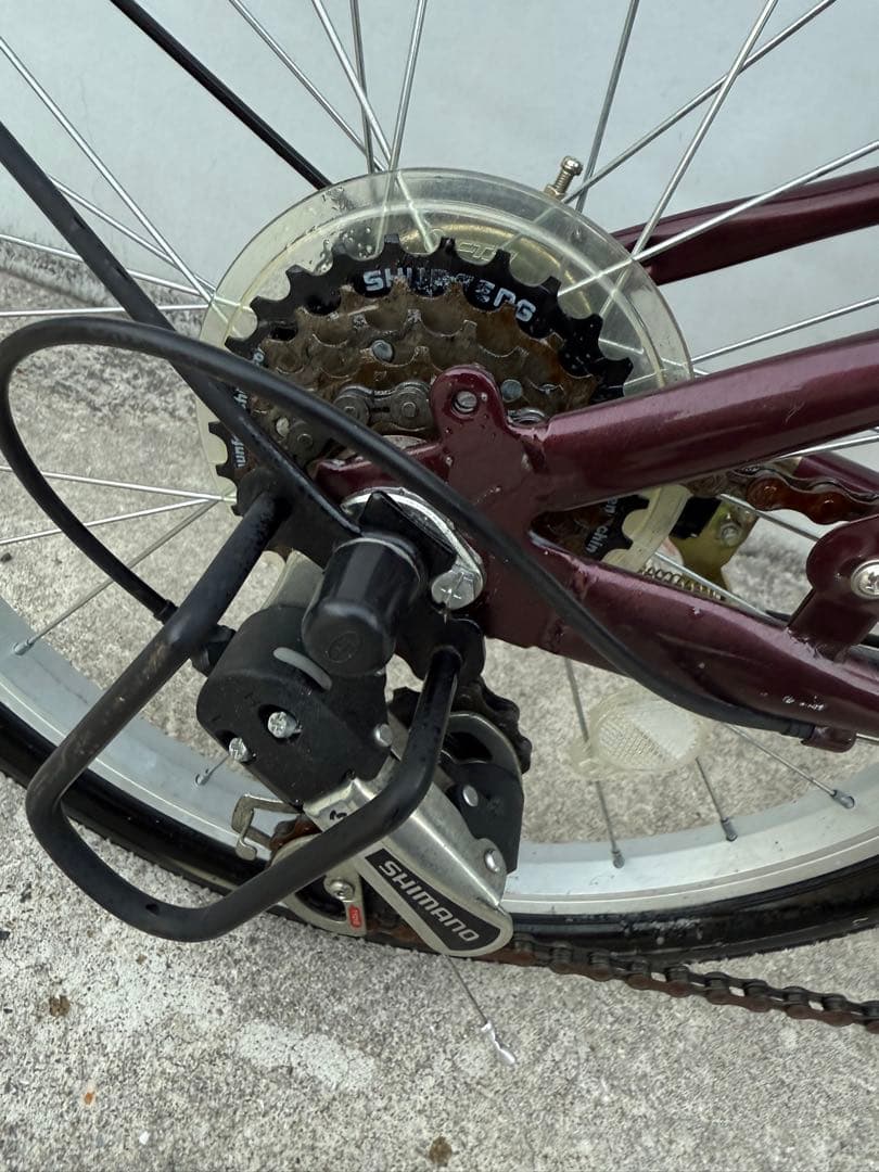SHIMANO 6段 ミニベロ 折り畳み自転車 20インチ