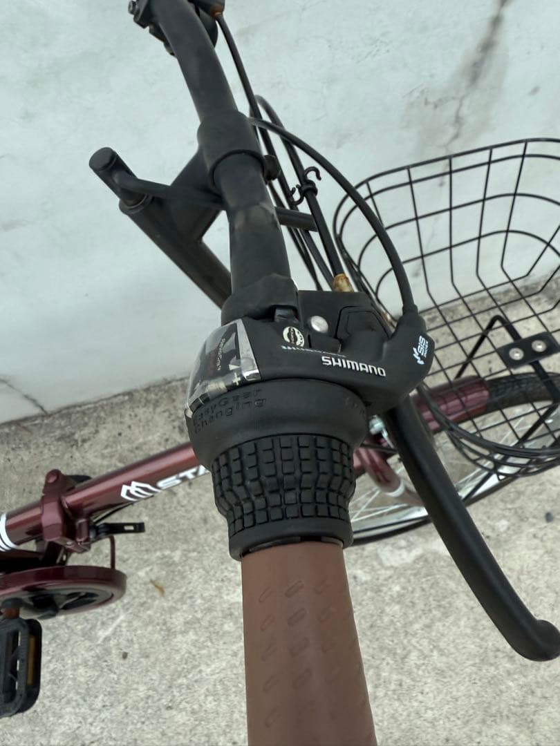 SHIMANO 6段 ミニベロ 折り畳み自転車 20インチ