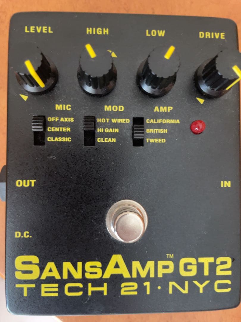 SansAmp GT2 TECH 21 NYC ギターエフェクター
