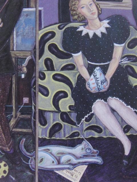 森田康雄、【Citeのアトリエ】、希少な額装用画集画、新品高級額 額装付