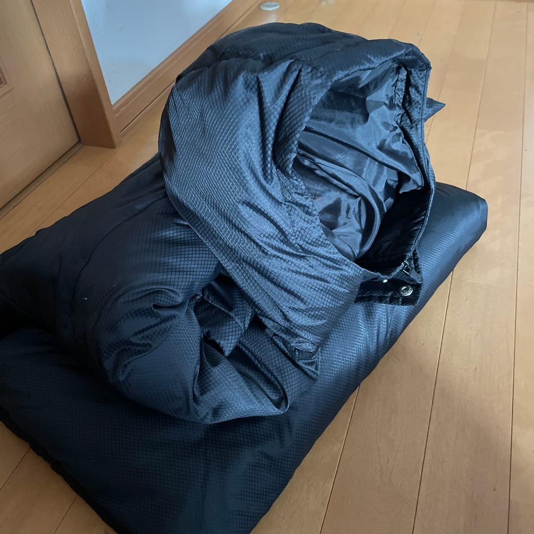 ミズノ　ベンチコート　ダウンコート　ユニセックス　ダブルジッパー　S ブラック