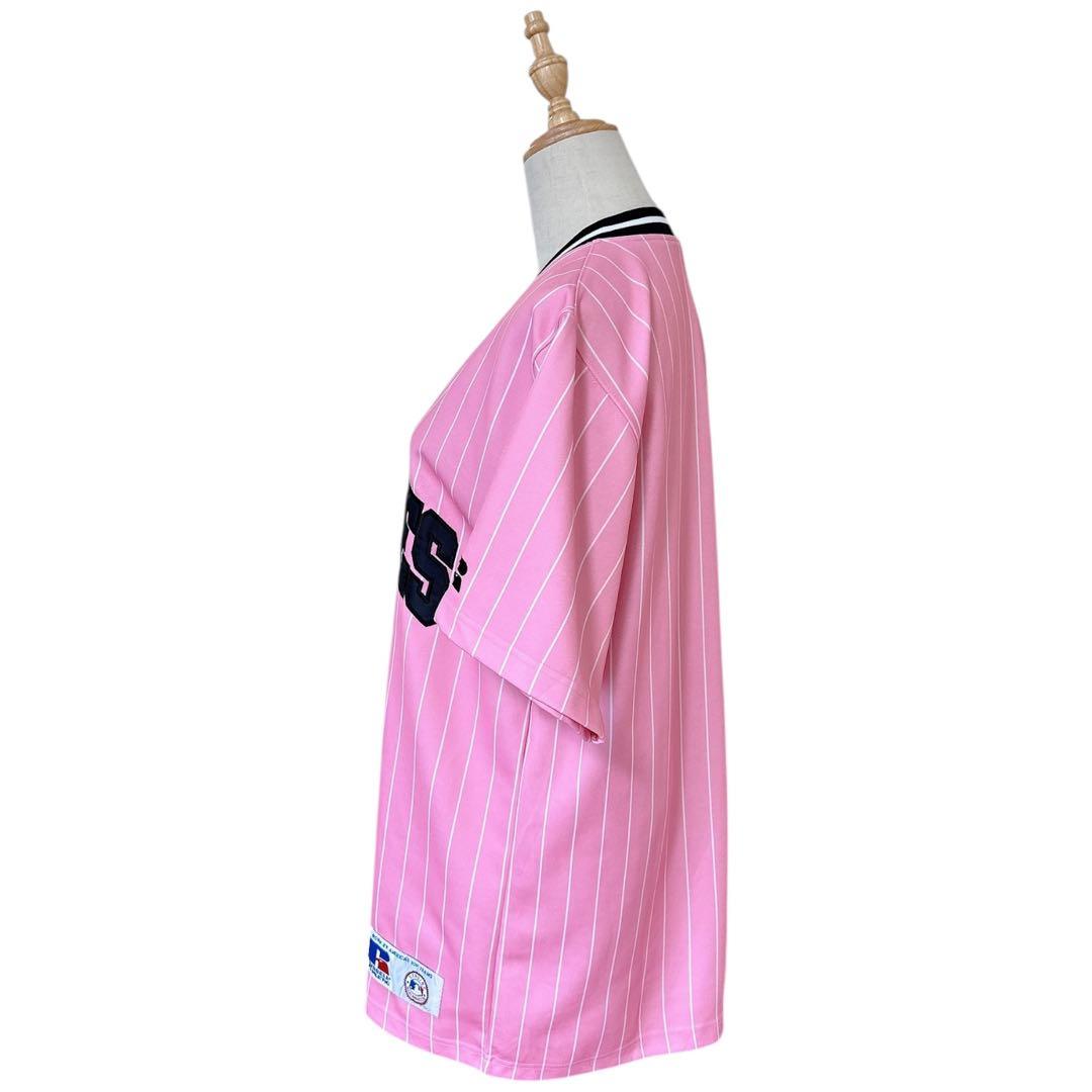 RussellAthletic ニューヨークヤンキース ユニフォーム ピンク M