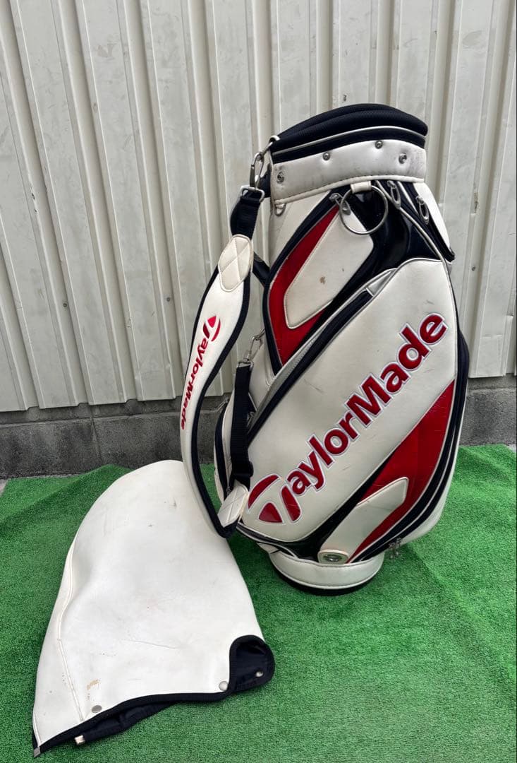 TaylorMade キャディバッグ ホワイト/レッド