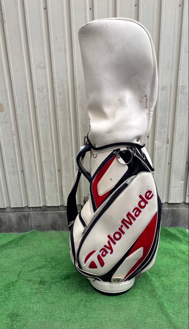 TaylorMade キャディバッグ ホワイト/レッド