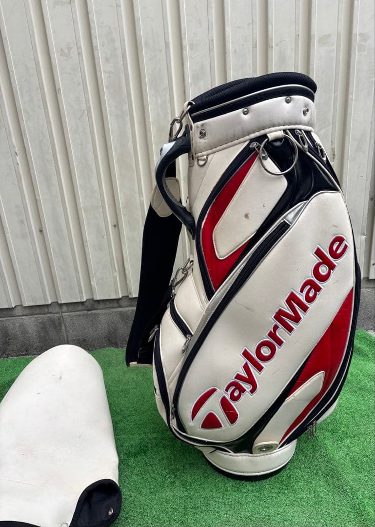 TaylorMade キャディバッグ ホワイト/レッド