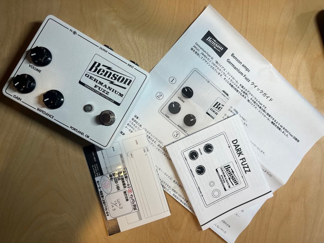 Benson Geranium Fuzz ギターエフェクター
