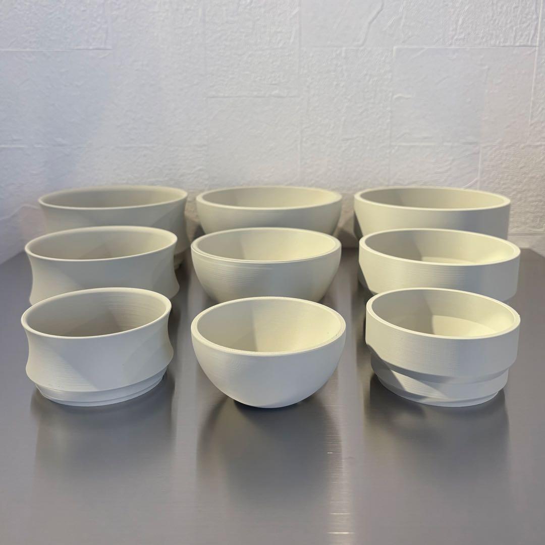 BOWL / STRATA / CURVE 9点セット　作家鉢