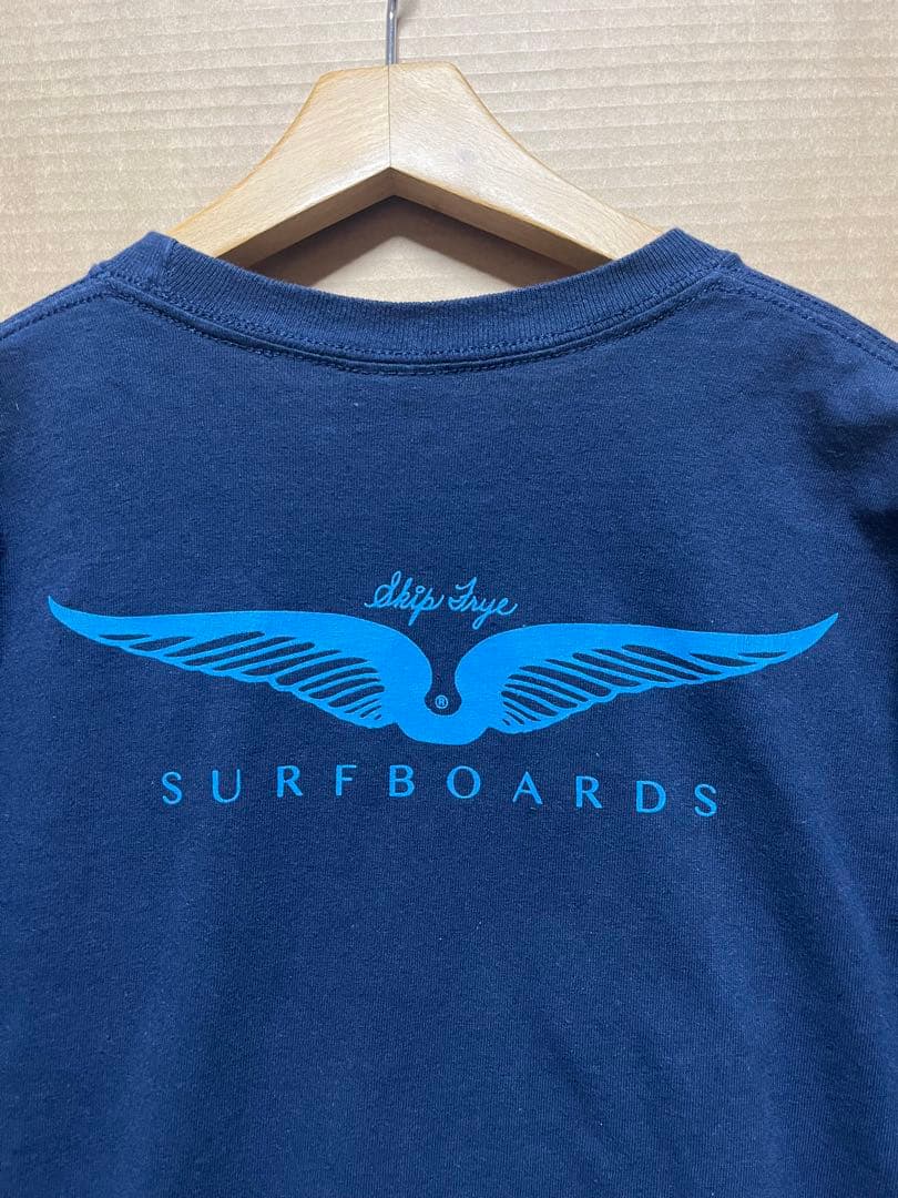 スキップフライ SKIP FRYE LONGSLEEVE Tシャツ M 紺