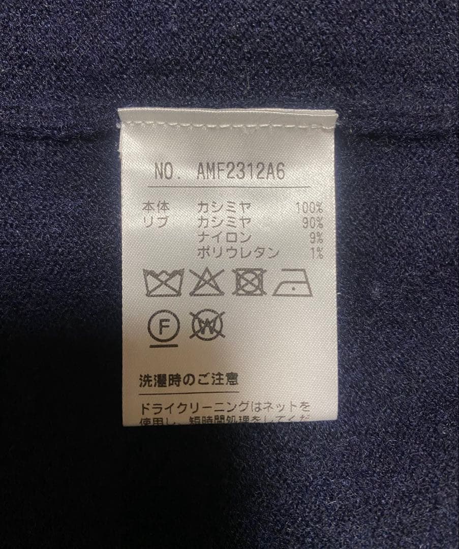 アンパスィ and per se カシミヤ クルーネックセーター メンズ 美品❗️