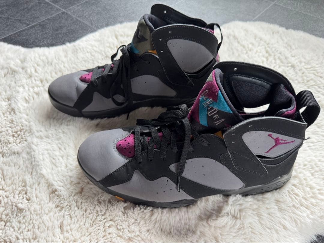 Air Jordan 7 グレー/ブラック/パープル　nike ジョーダン