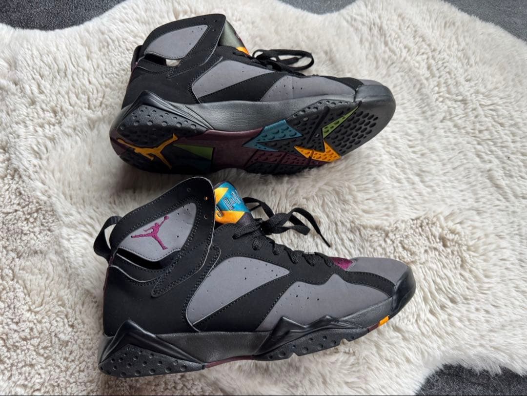 Air Jordan 7 グレー/ブラック/パープル　nike ジョーダン