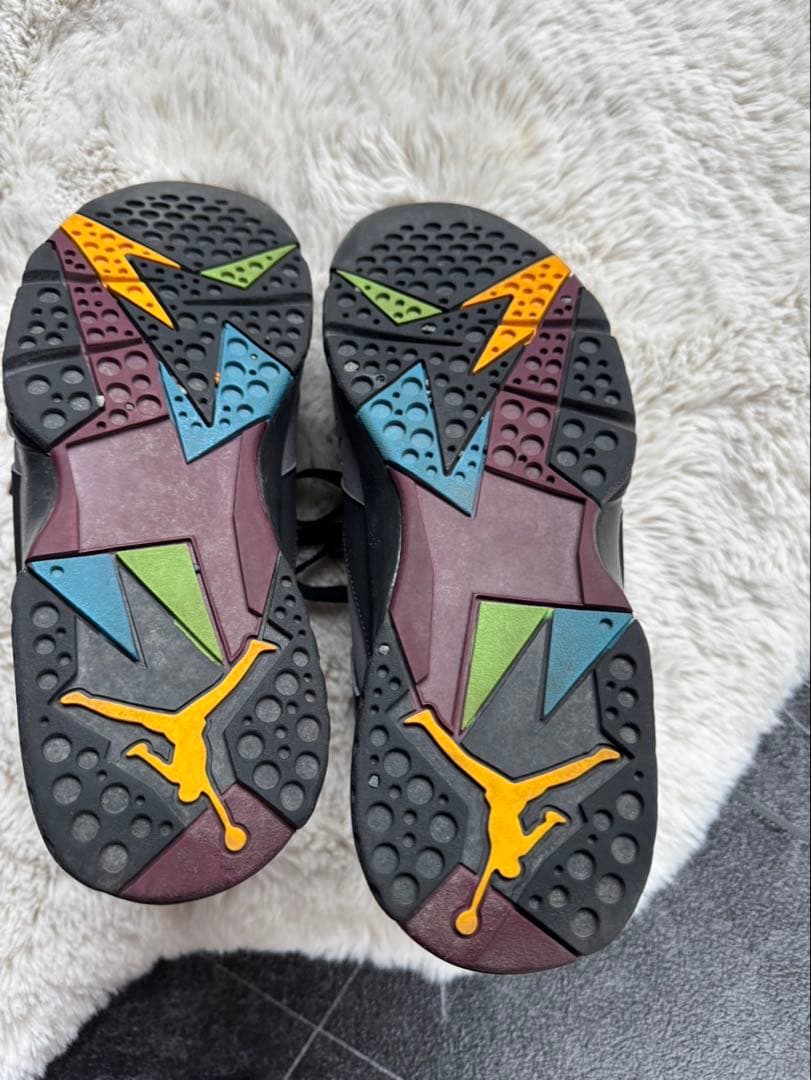 Air Jordan 7 グレー/ブラック/パープル　nike ジョーダン