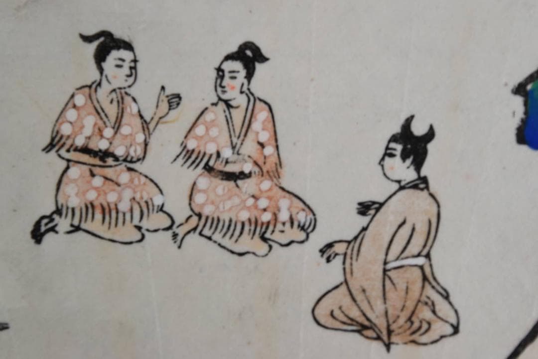【複製】作者不詳/人物画賛/版画/掛軸/名家伝来/AA-842