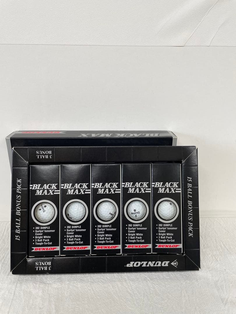 DUNLOP BLACK MAX ゴルフボール 15個セット