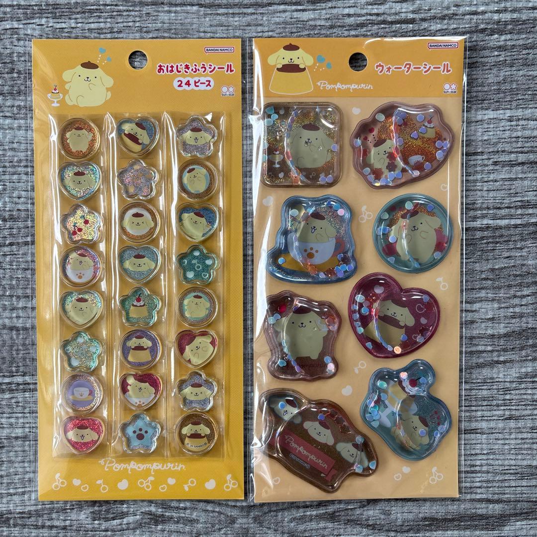 【正規品】サンリオ ウォーターシール・おはじきふう・タイルシール14点セット