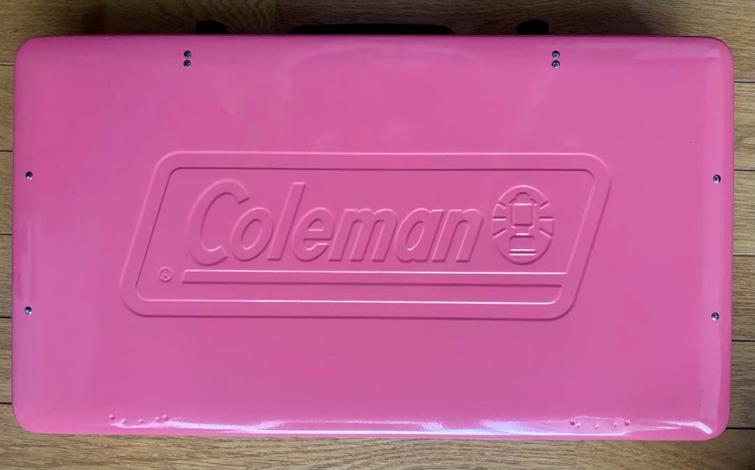 Coleman ツーバーナーコンロ ピンク