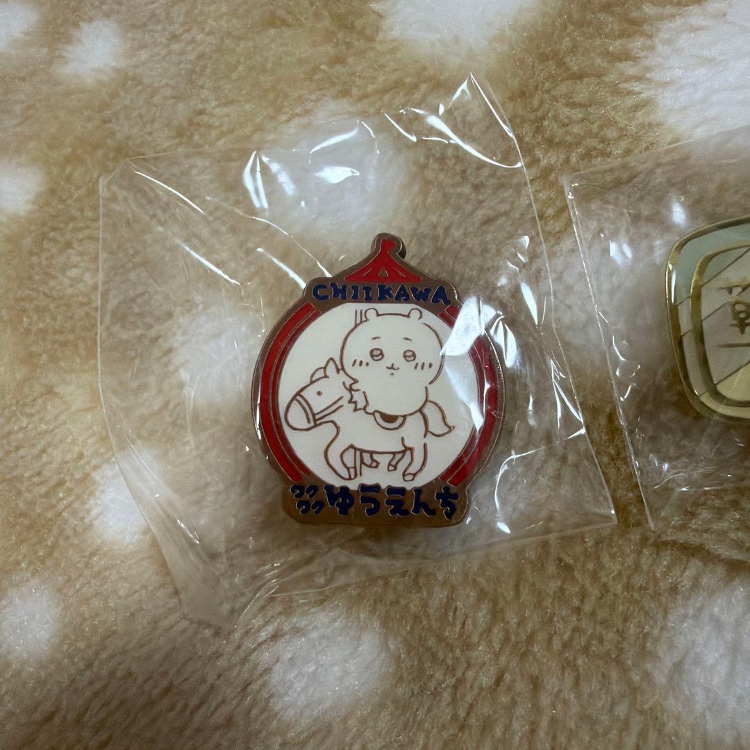 【新品】ピンズコレクション2個セット草むしり検定1級ポムポム・ちいかわゆうえんち