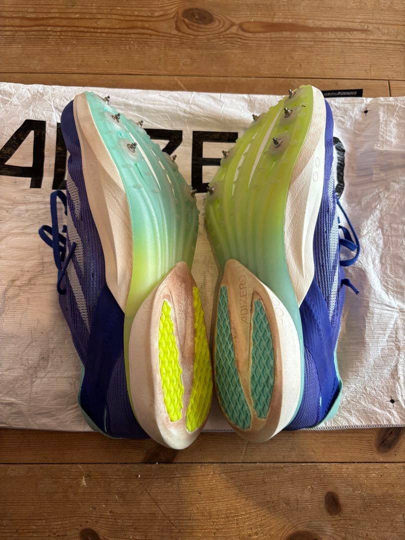 adidas ADIZERO アバンチ 26cm 青 アディダス