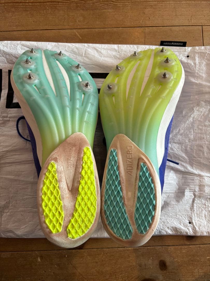 adidas ADIZERO アバンチ 26cm 青 アディダス