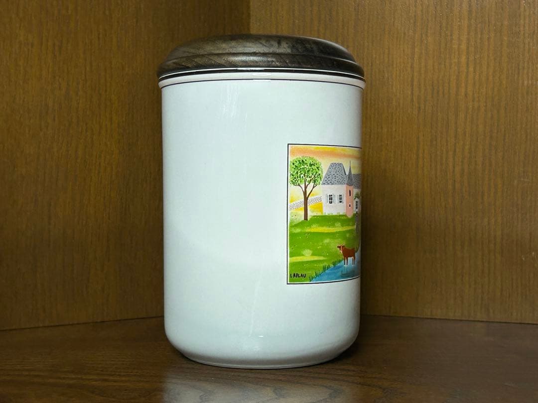 【美品】Villeroy&Boch ビレロイボッホ ナイーフ キャニスター大　②
