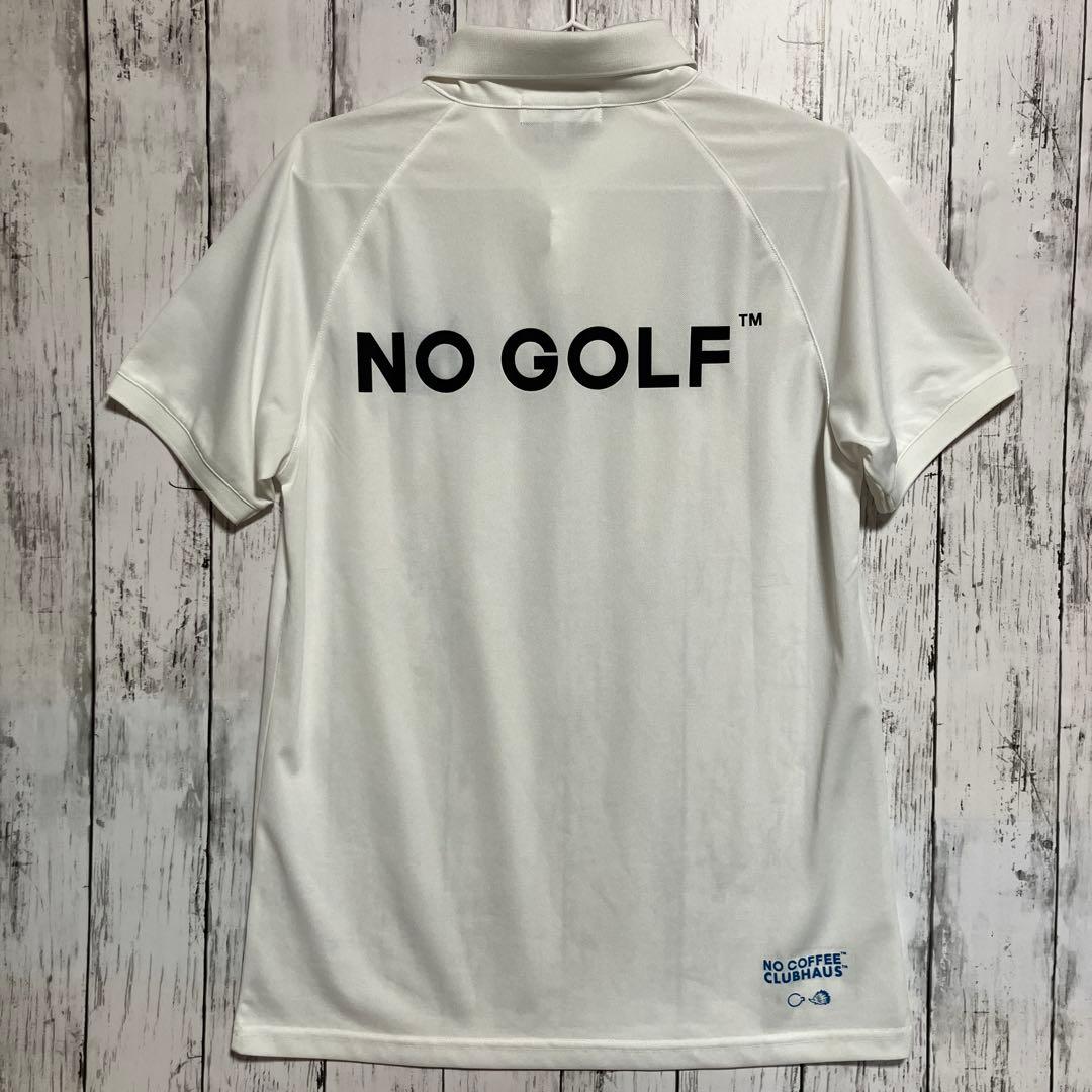 NO COFFEE GOLF ノーコーヒー ゴルフ メンズ 半袖ポロシャツ S