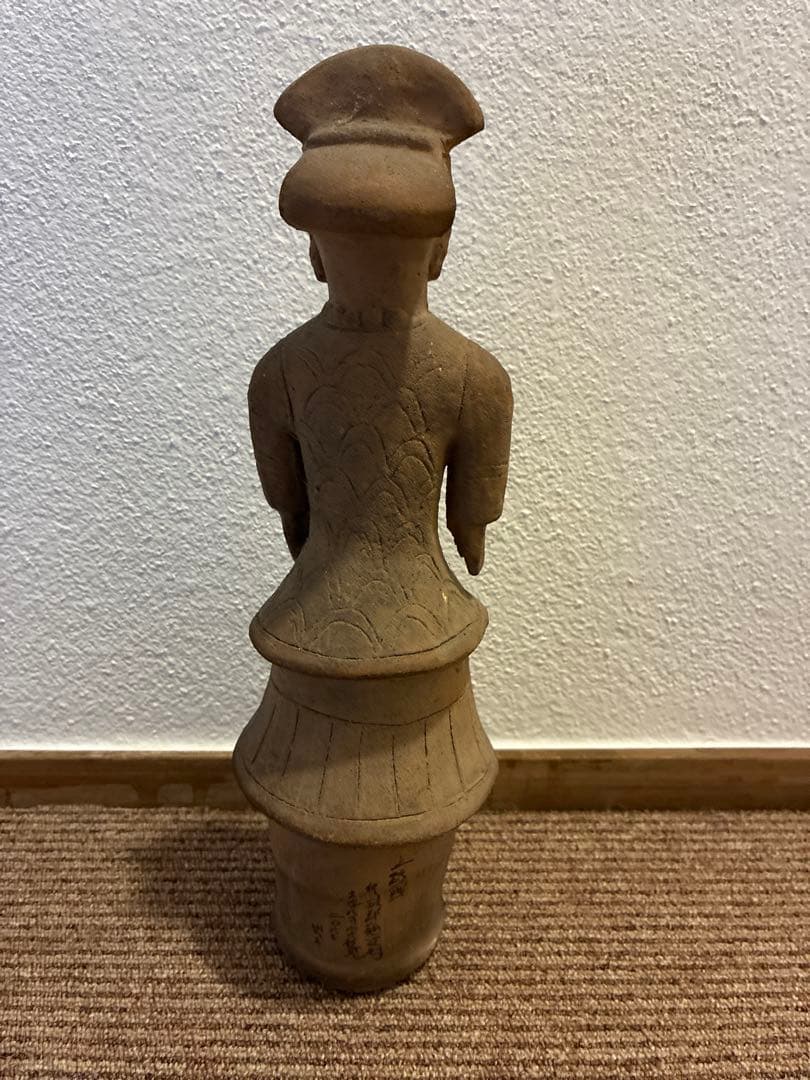 古墳時代　埴輪　横塚古墳　発掘品　出土品　骨董　アンティーク　置物　彫刻　像