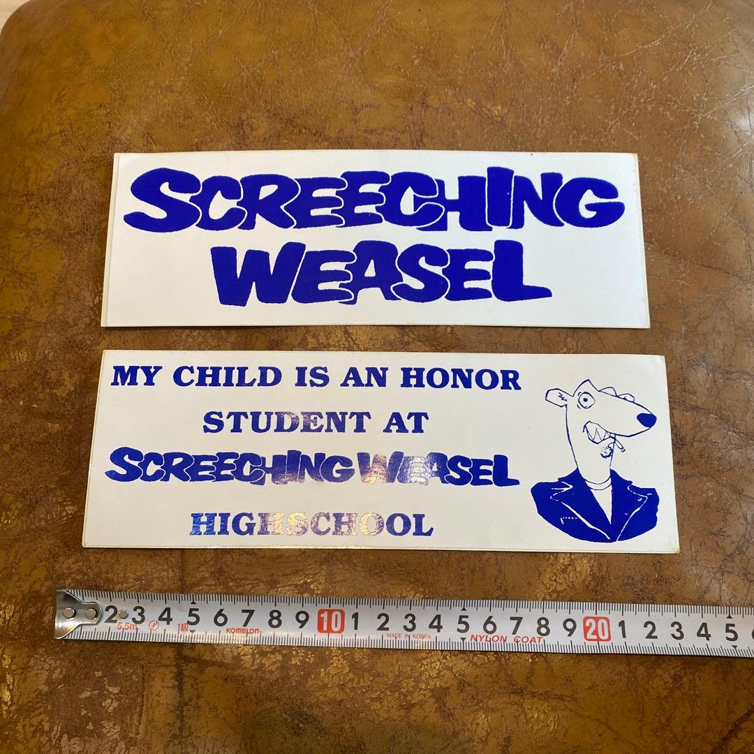 Screeching Weasel パンクバンドステッカーセット