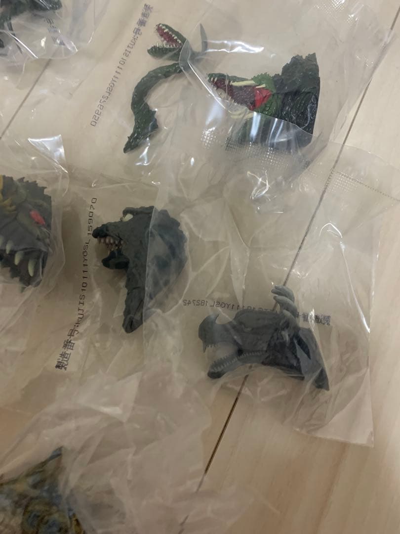 一番くじ ゴジラ E賞 モンスターヘッドマグネット 全種 コンプリート　セット