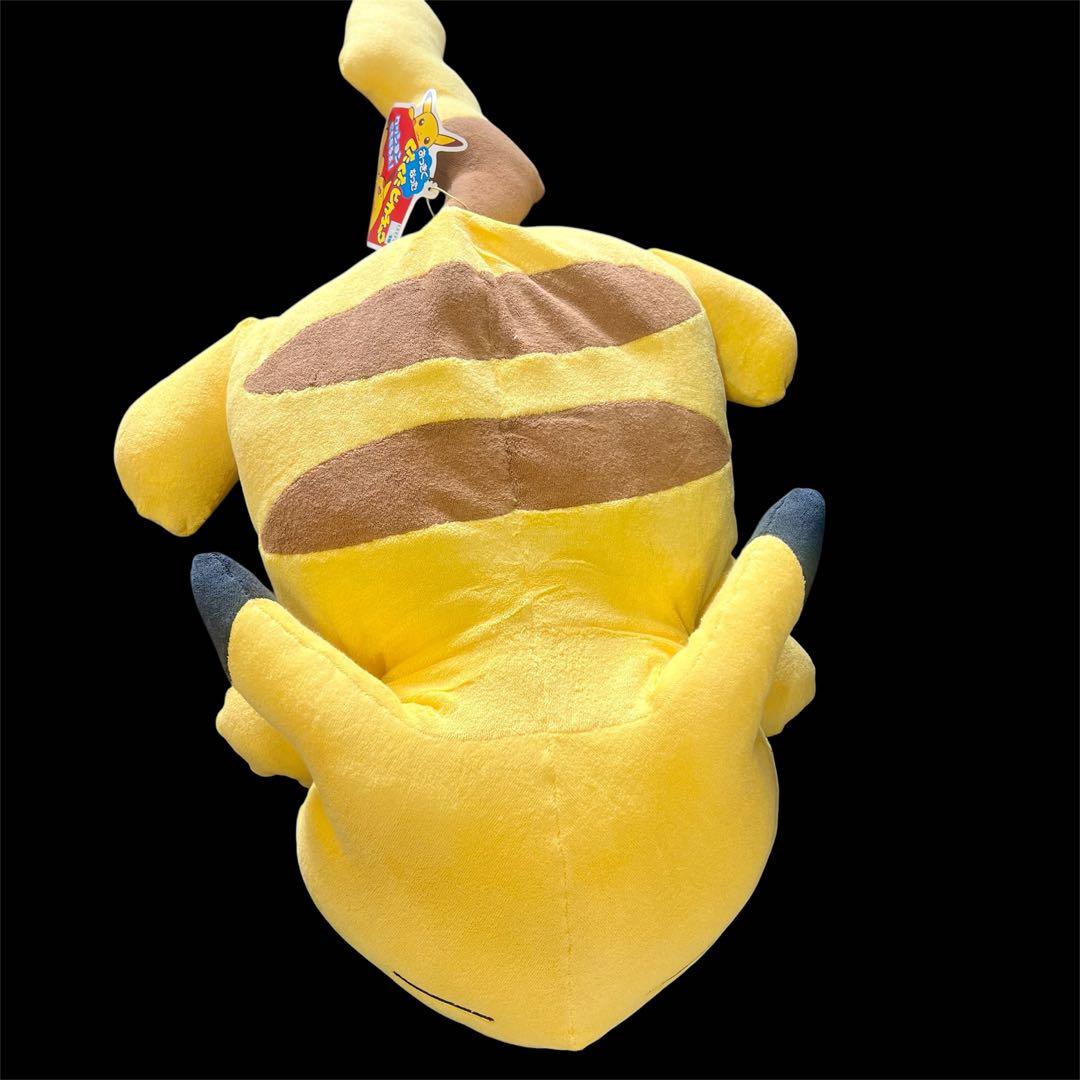 【タグ付き】おっきくなったくたくたピカチュウ　ぬいぐるみ　TOMY レトロ