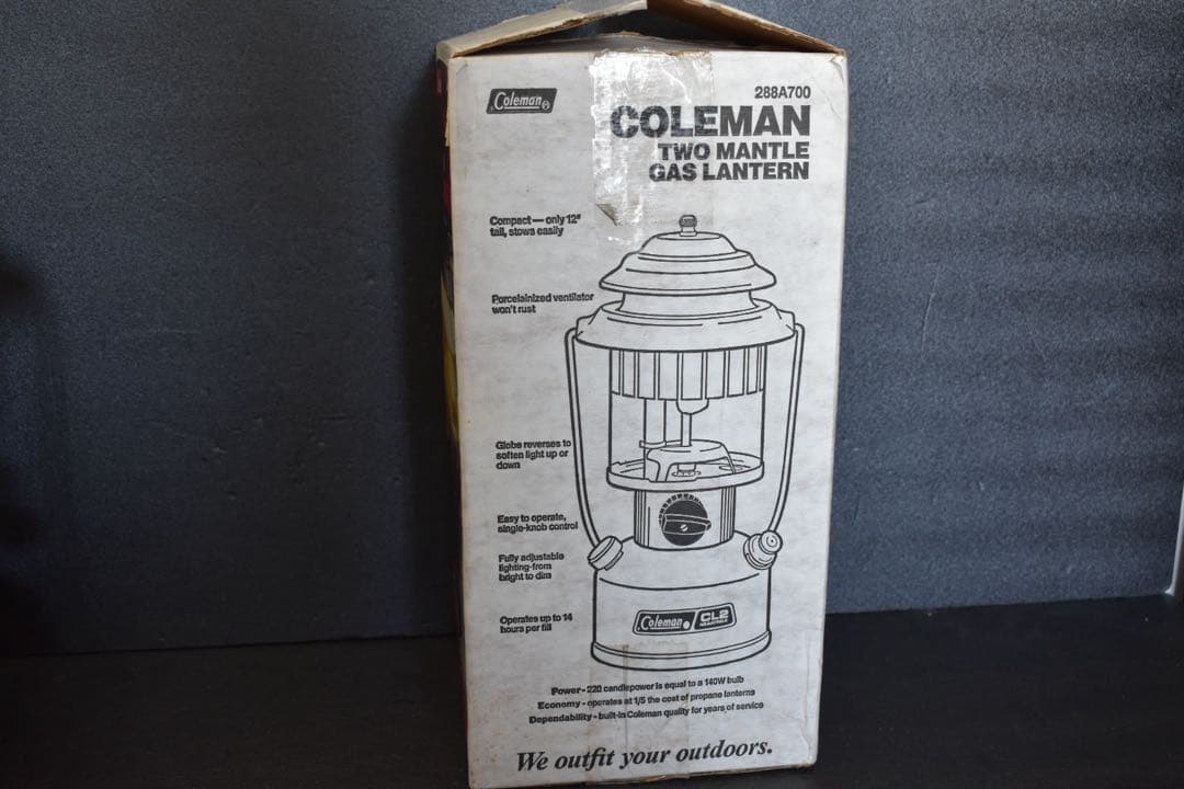 85年製 コールマン CL2 288 ガソリンランタン 箱付き USA製