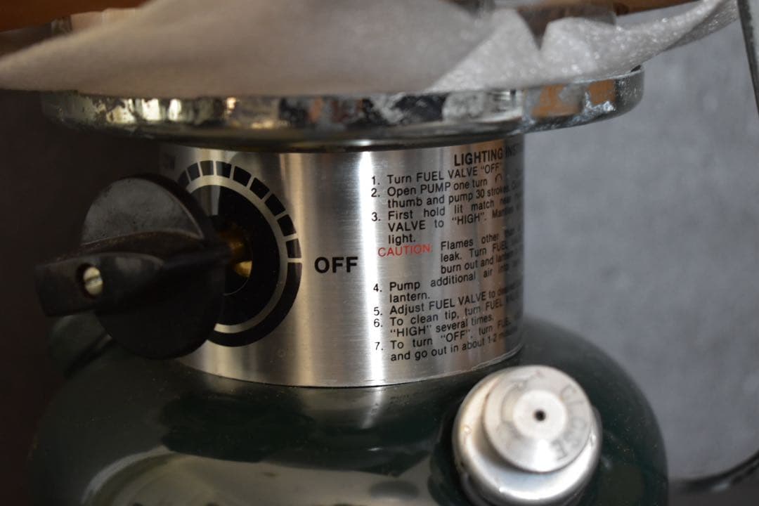 85年製 コールマン CL2 288 ガソリンランタン 箱付き USA製